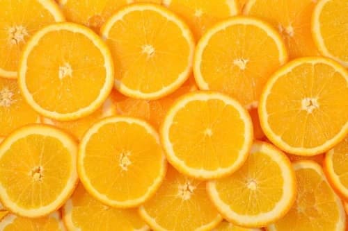 Vitamin C oranges ingredient shot
